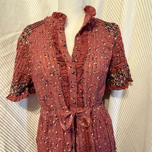 Free People NWT maxi prairie inspired dress. - Picture 4 of 7